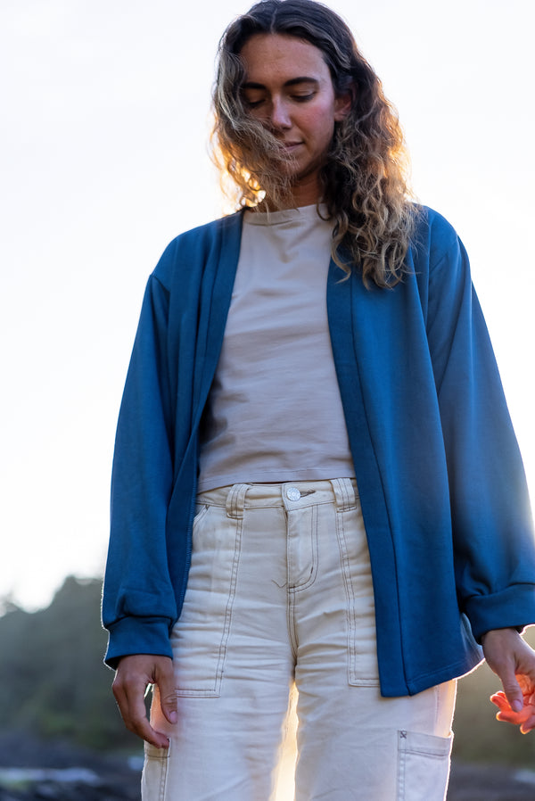 Cardigan ouaté bambou