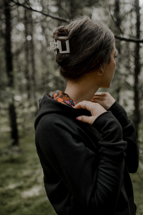 Hoodie capuchon imprimé - Collection "throwback"