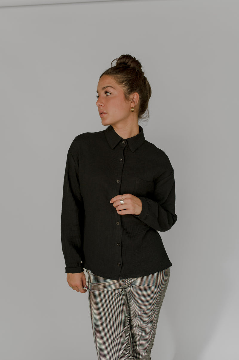 Button up shirt - Crinkle cotton