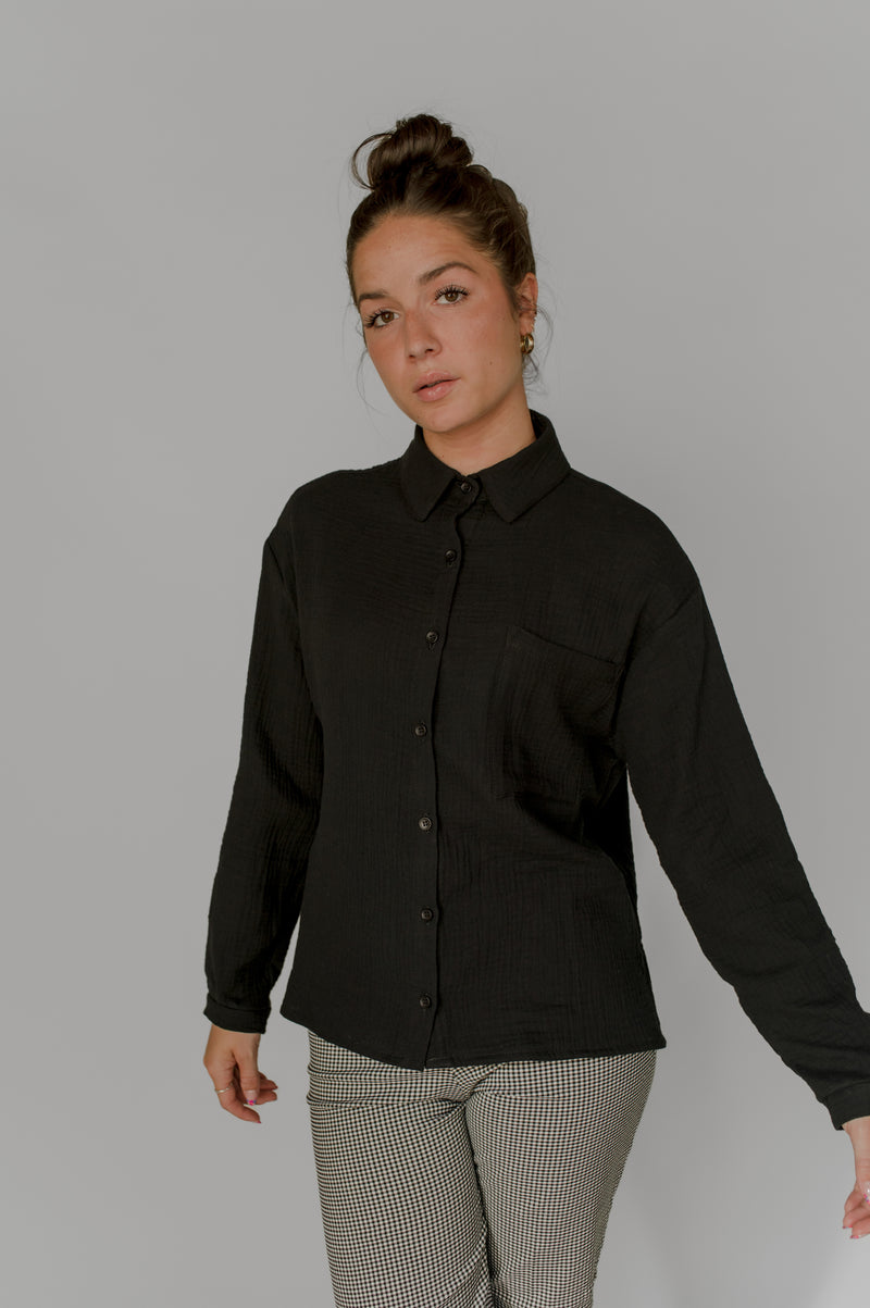 Button up shirt - Crinkle cotton