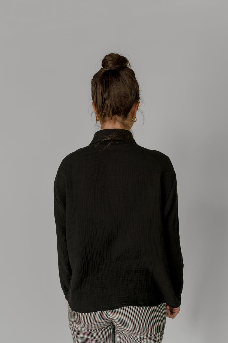 Button up shirt - Crinkle cotton