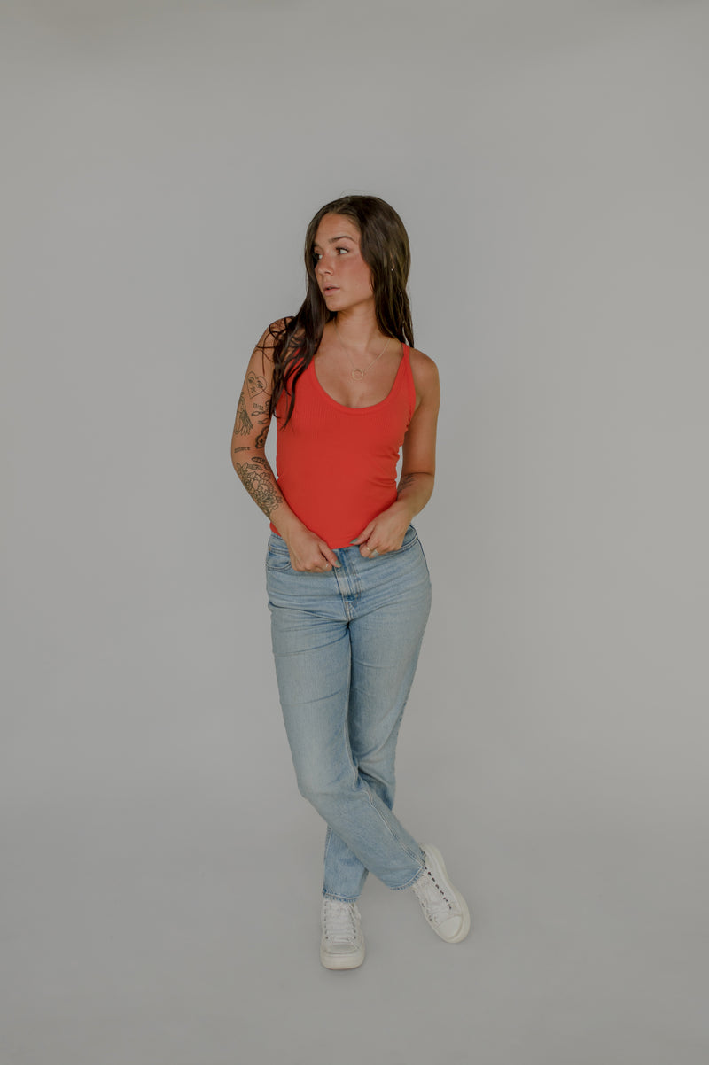 Ribbed tank top