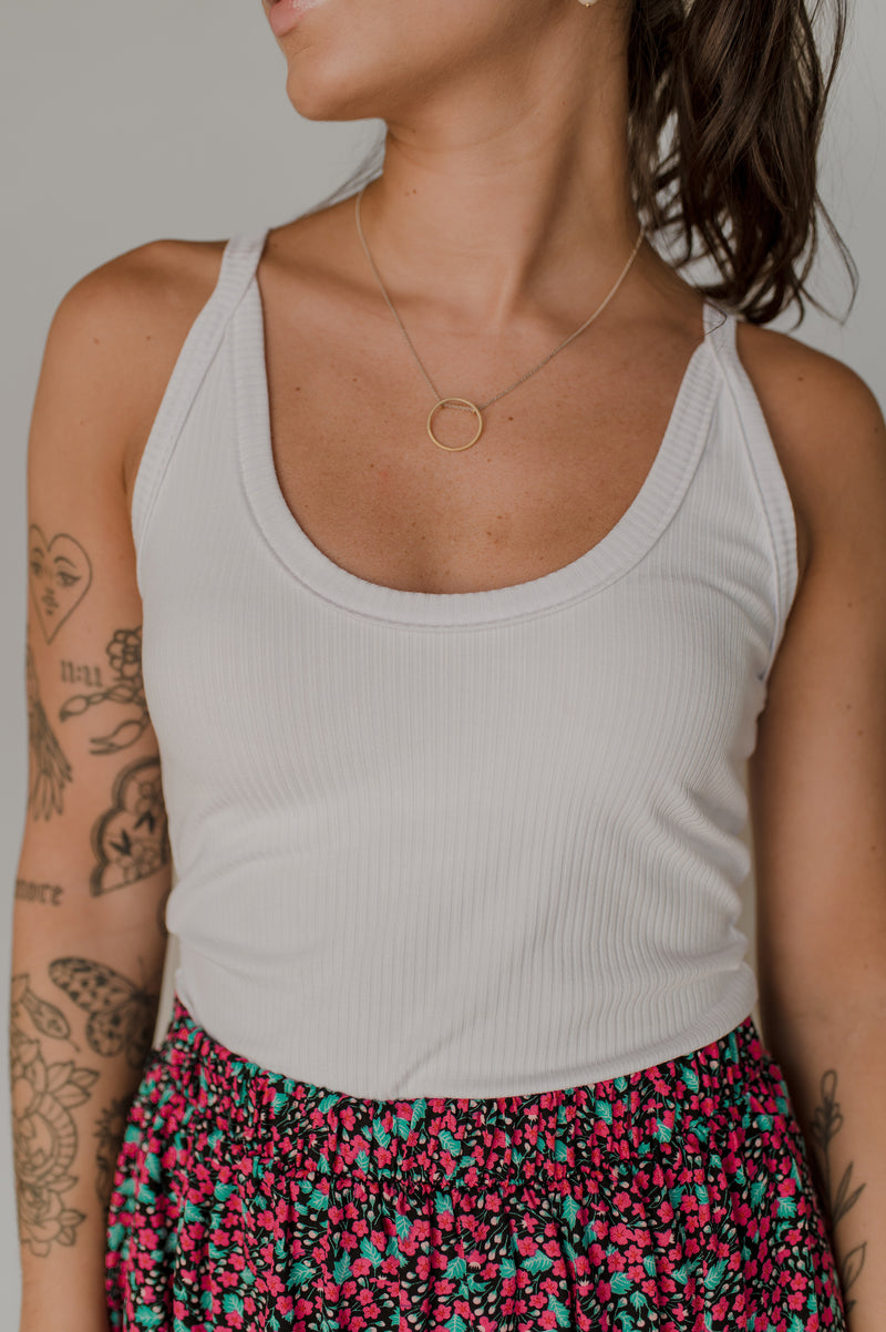 Ribbed tank top