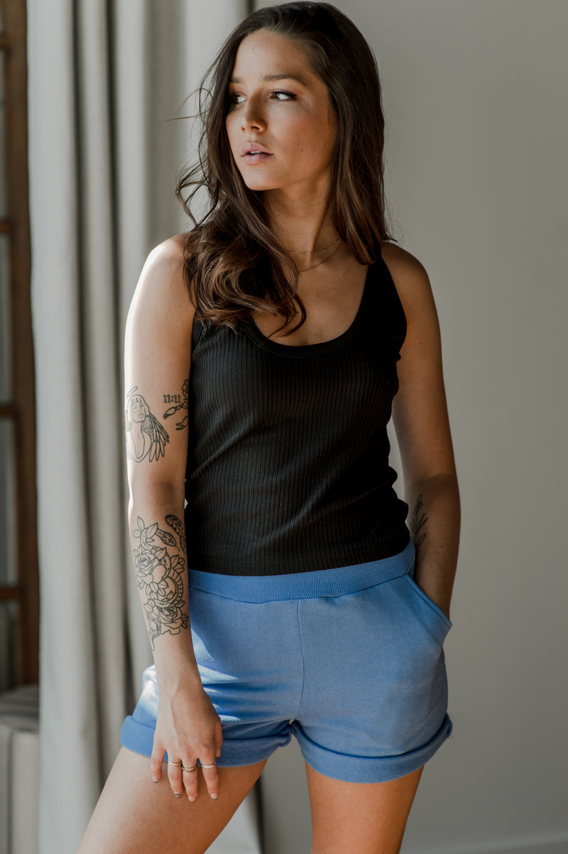 Ribbed tank top