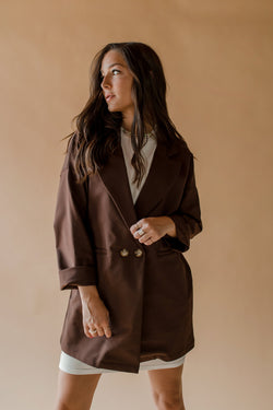 Double breasted blazer