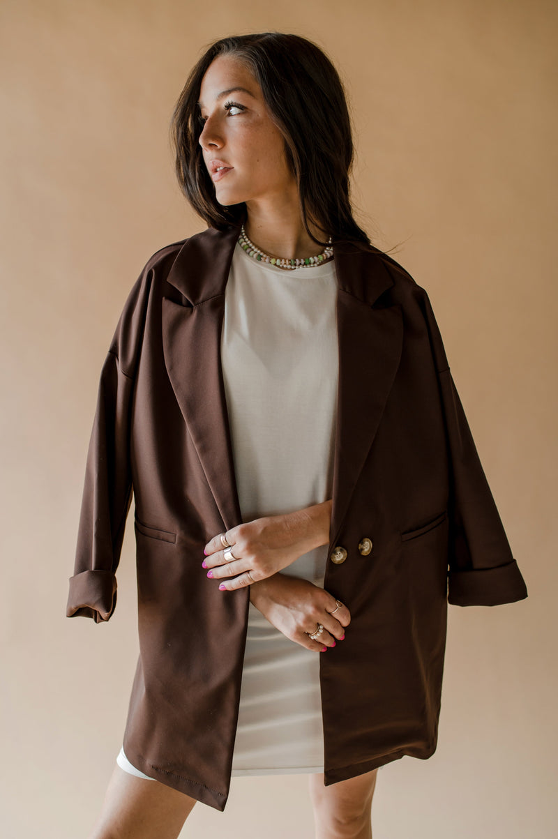 Double breasted blazer