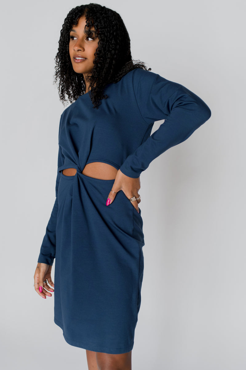 Robe twist - Manches longues