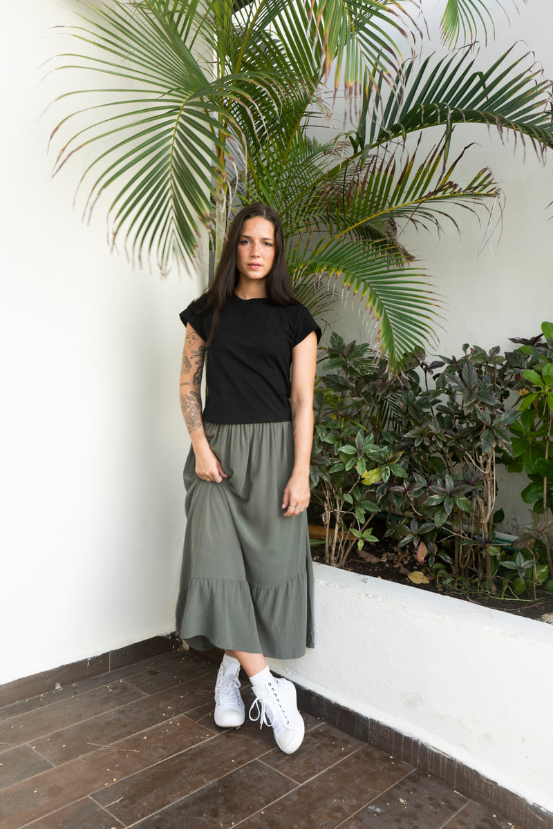 Asymmetrical skirt
