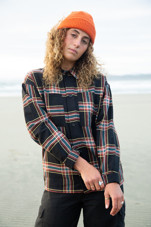 Rieka plaid overshirt