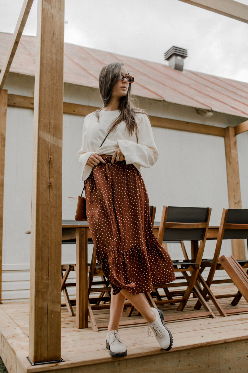 Asymmetrical skirt