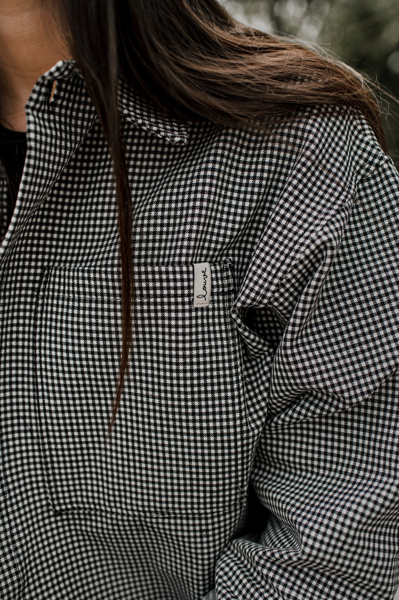 Checkered overshirt