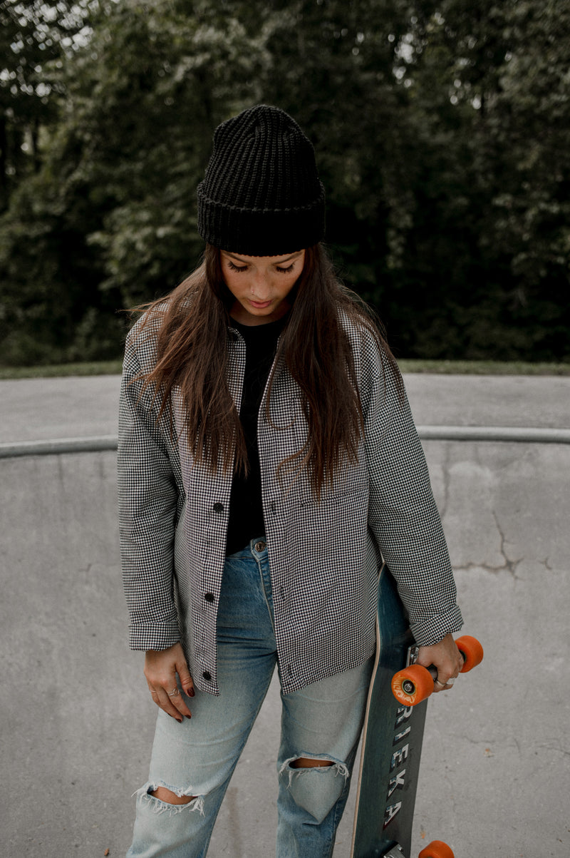 Sur-chemise damier