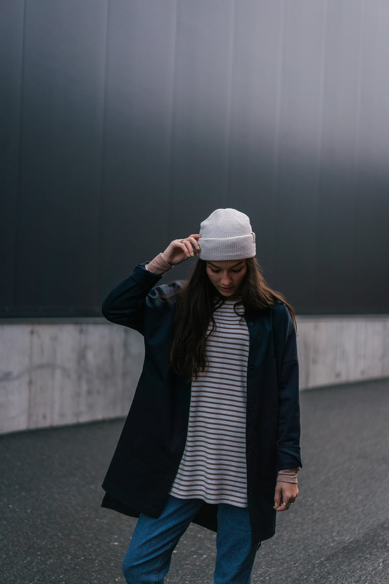 Louve waffle beanie