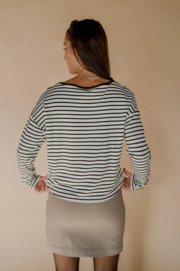 Crop long sleeves - Striped