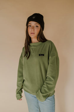 Polar fleece sweatshirt
