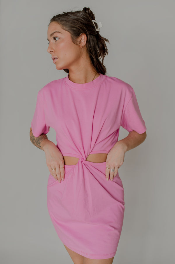 Robe t-shirt "twist" 