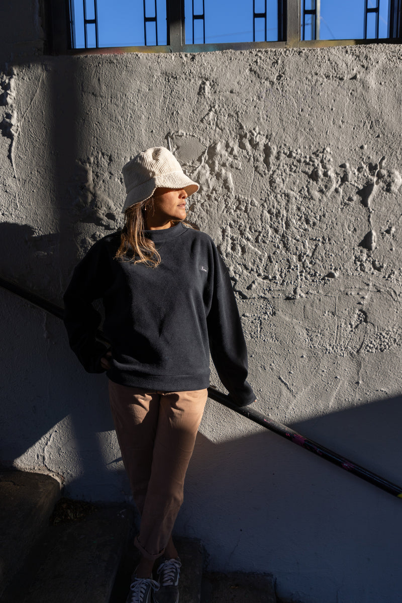 Polar fleece sweatshirt
